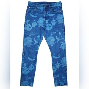 Levis Premium Limited Edition Pokemon Skinny Jeans W29xL28